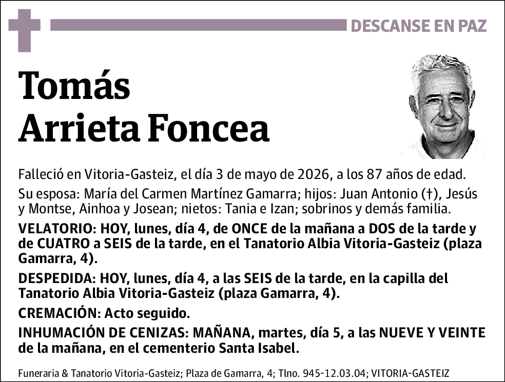 Tomás Arrieta Foncea