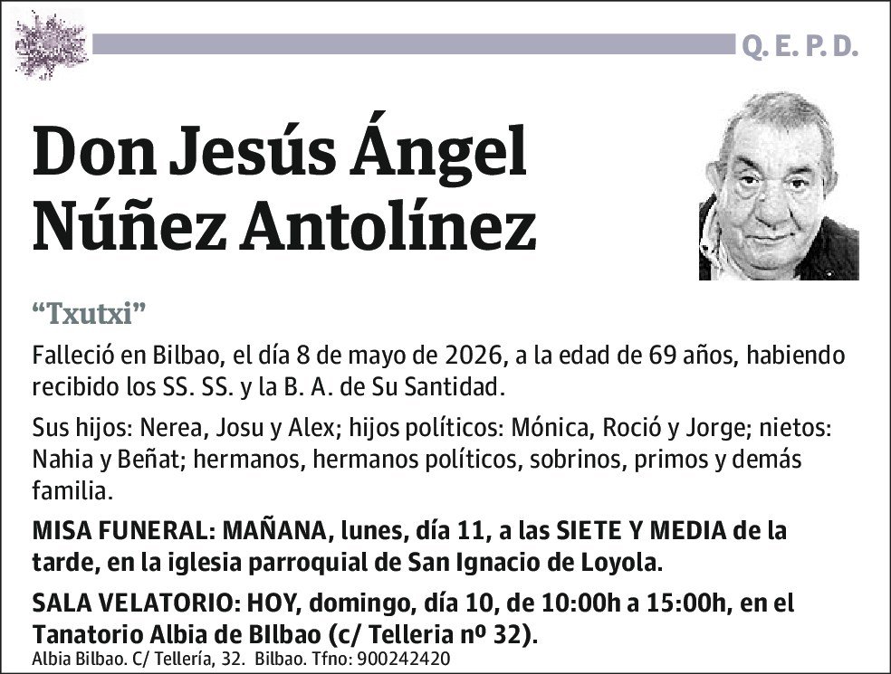 Jesús Ángel Núñez Antolínez