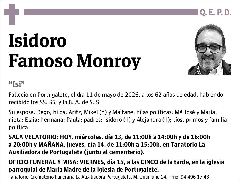 Isidoro Famoso Monroy