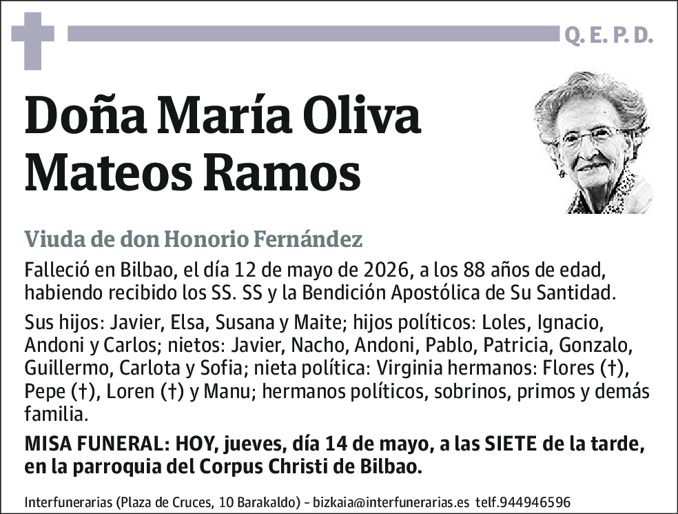 María Oliva Mateos Ramos