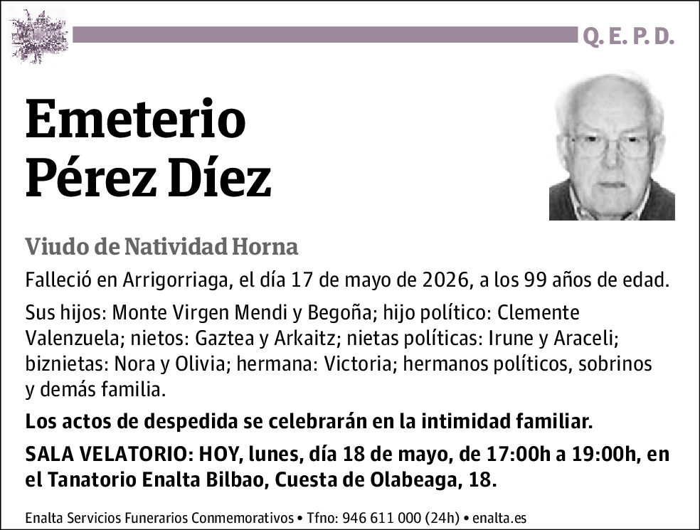Emeterio Pérez Díez
