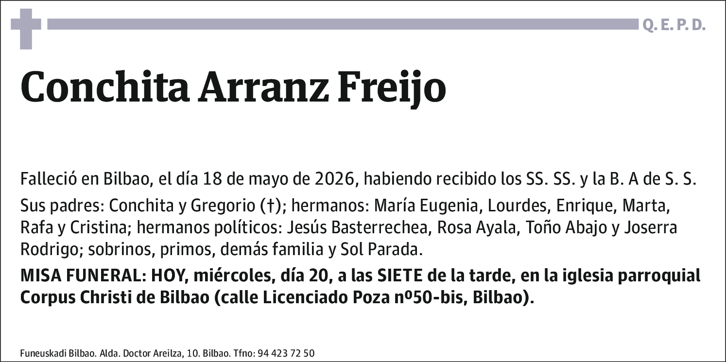 Conchita Arranz Freijo