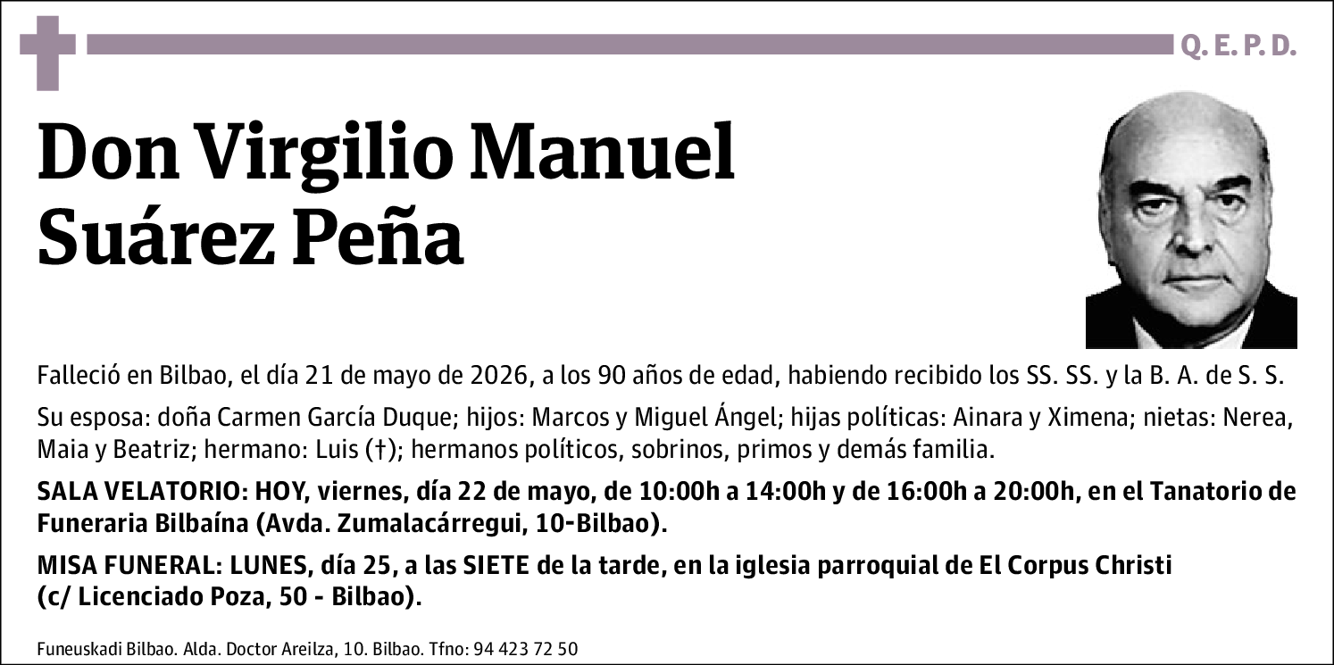 Virgilio Manuel Suárez Peña
