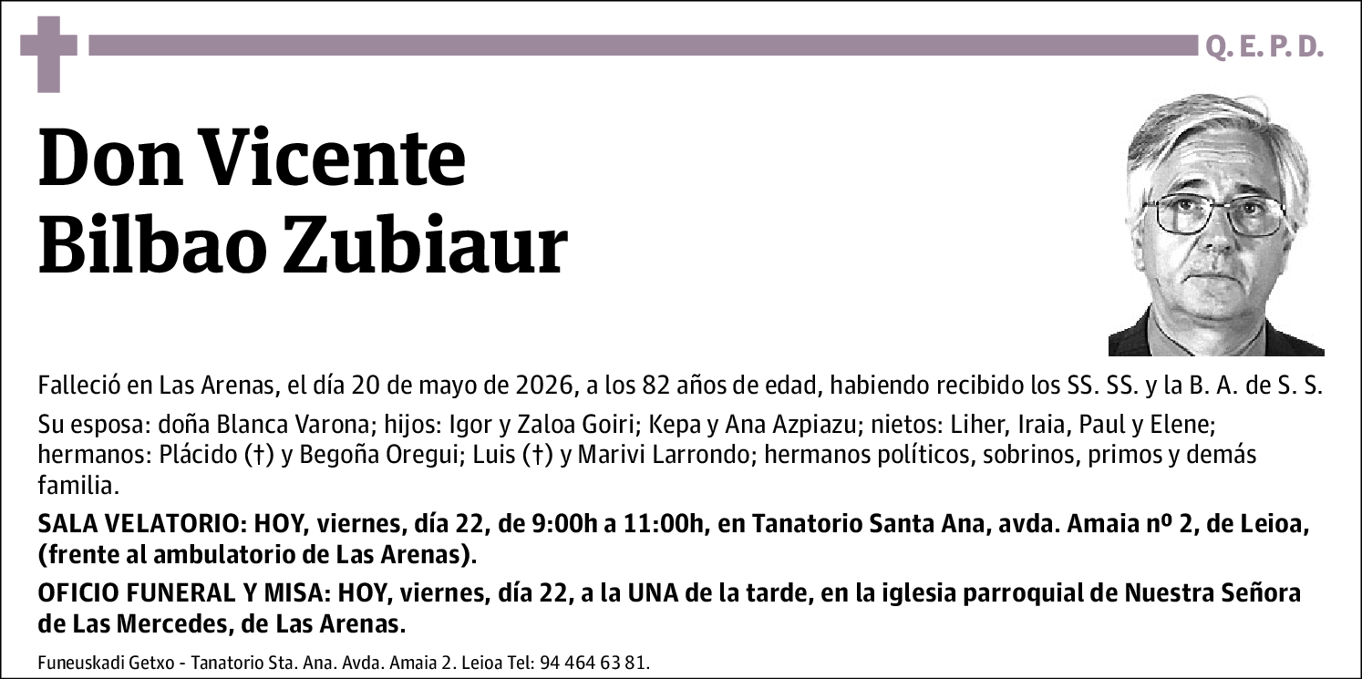 Vicente Bilbao Zubiaur