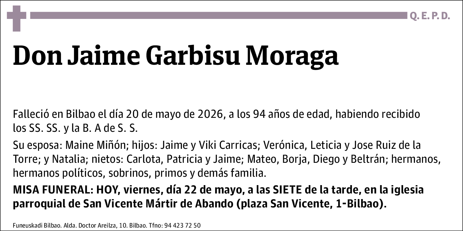 Jaime Garbisu Moraga