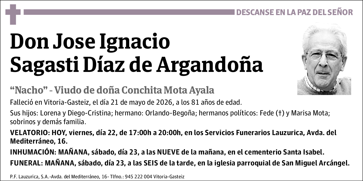 Jose Ignacio Sagasti Díaz de Argandoña