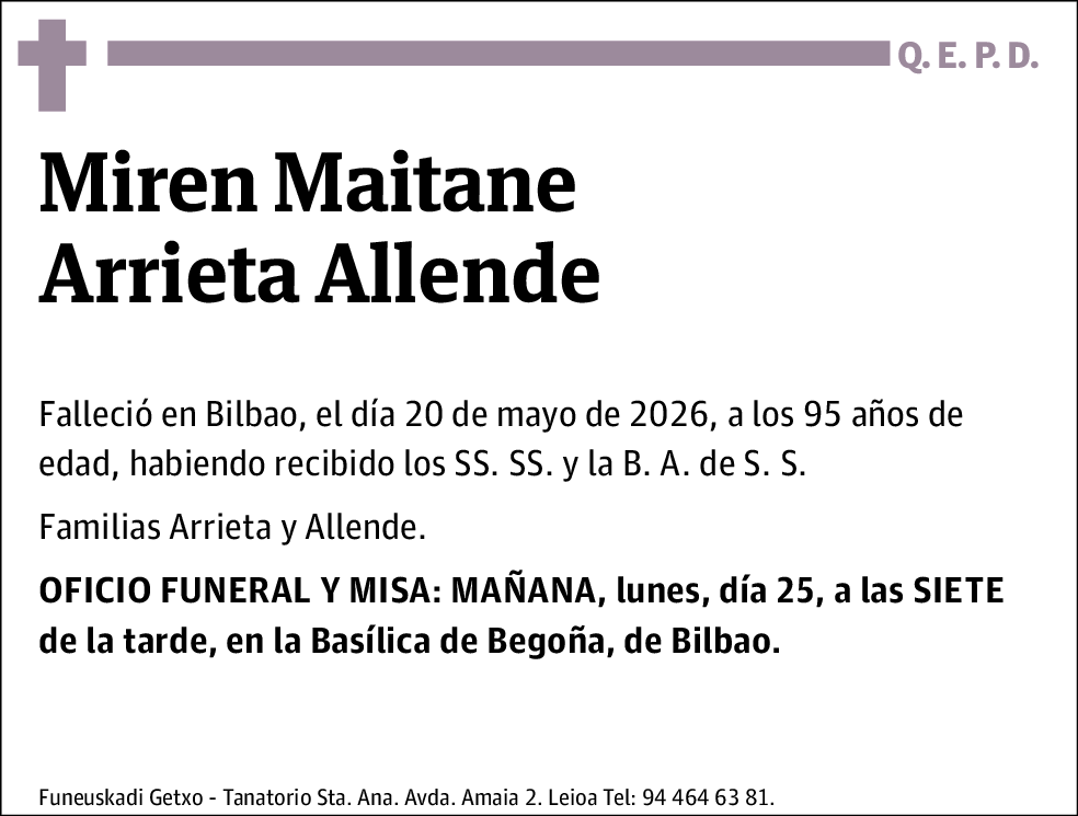 Miren Maitane Arrieta Allende