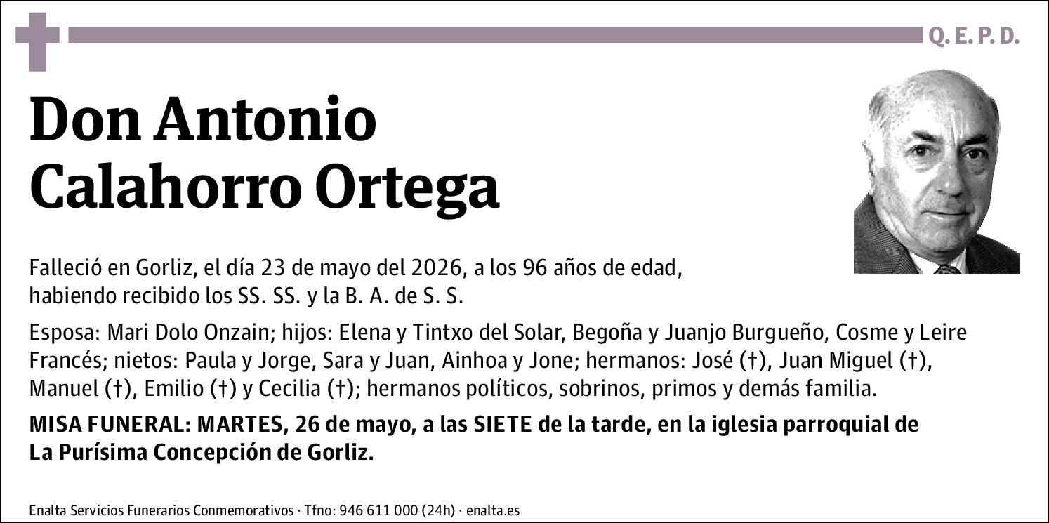 Antonio Calahorro Ortega