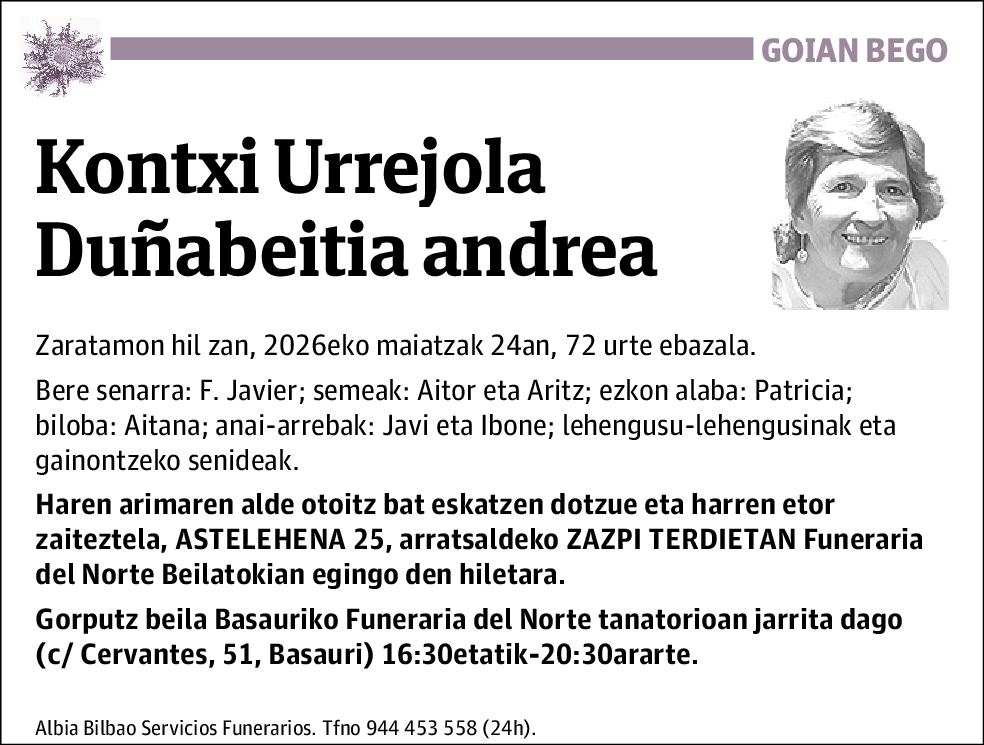 Kontxi Urrejola Duñabeitia