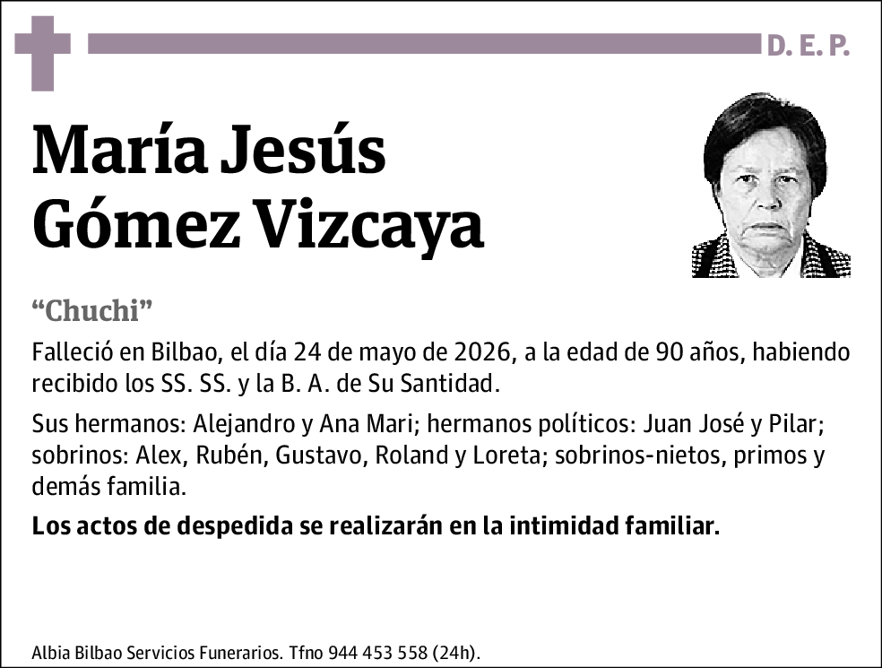 María Jesús Gómez Vizcaya