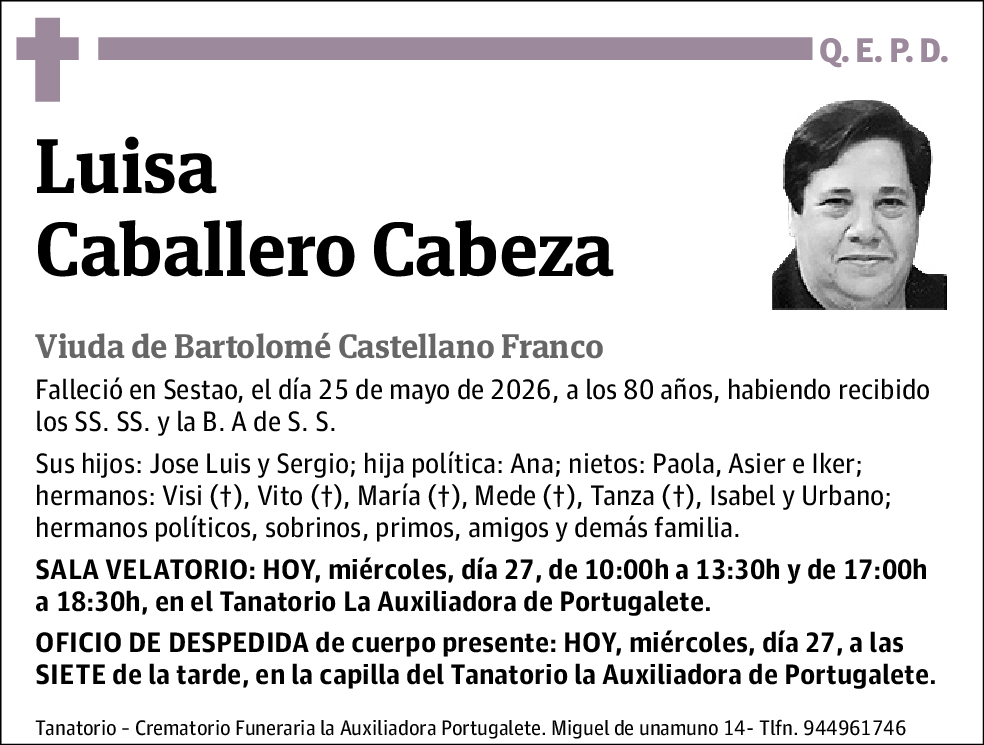 Luisa Caballero Cabeza