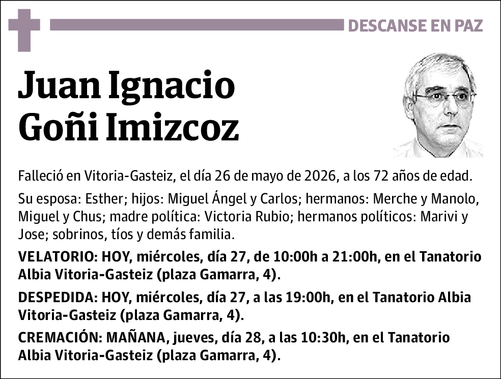 Juan Ignacio Goñi Imicoz