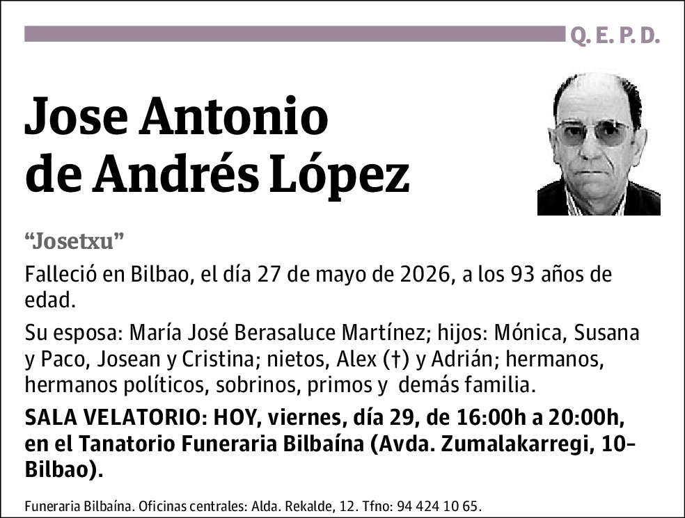 Jose Antonio de Andrés López