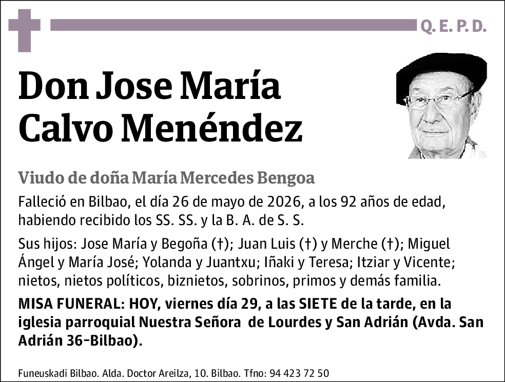 Jose María Calvo Menéndez