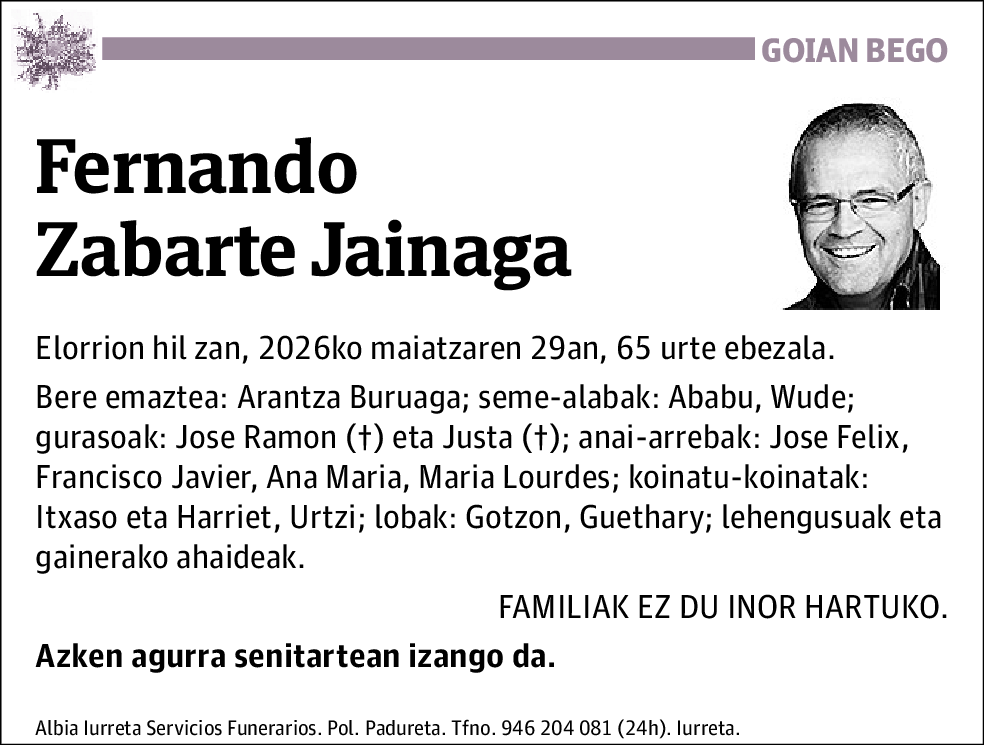 Fernando Zabarte Jainaga