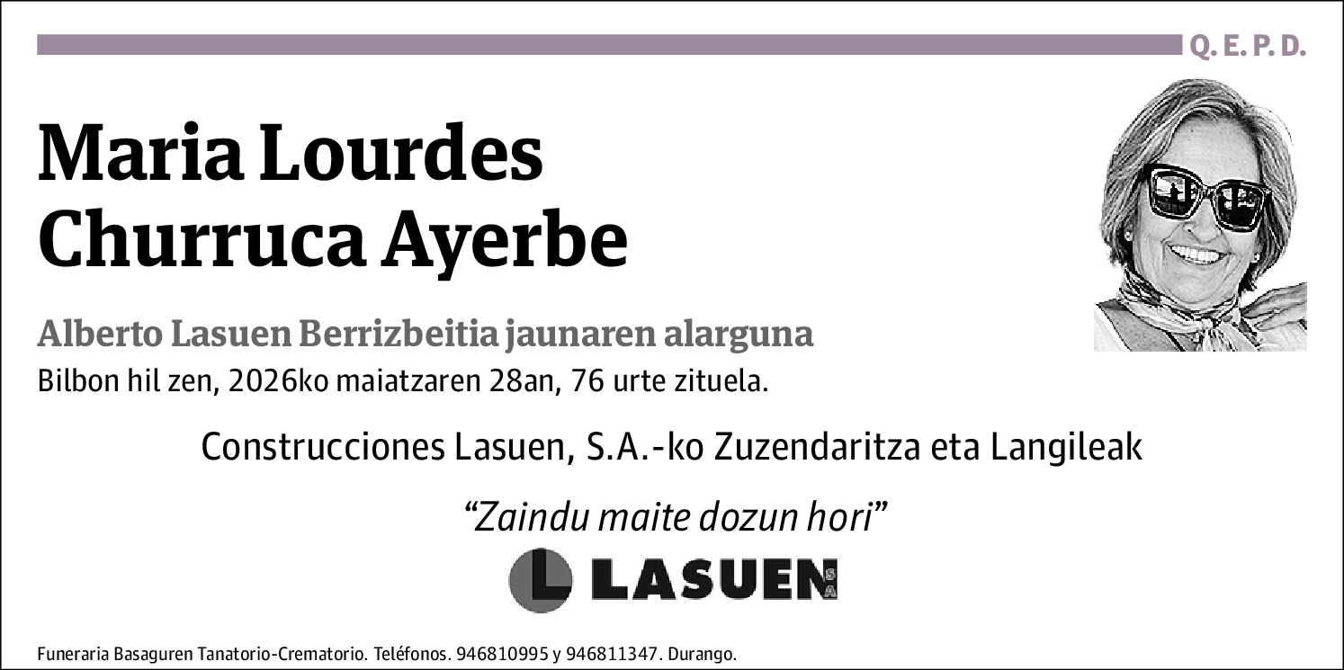 María Lourdes Churruca Ayerbe