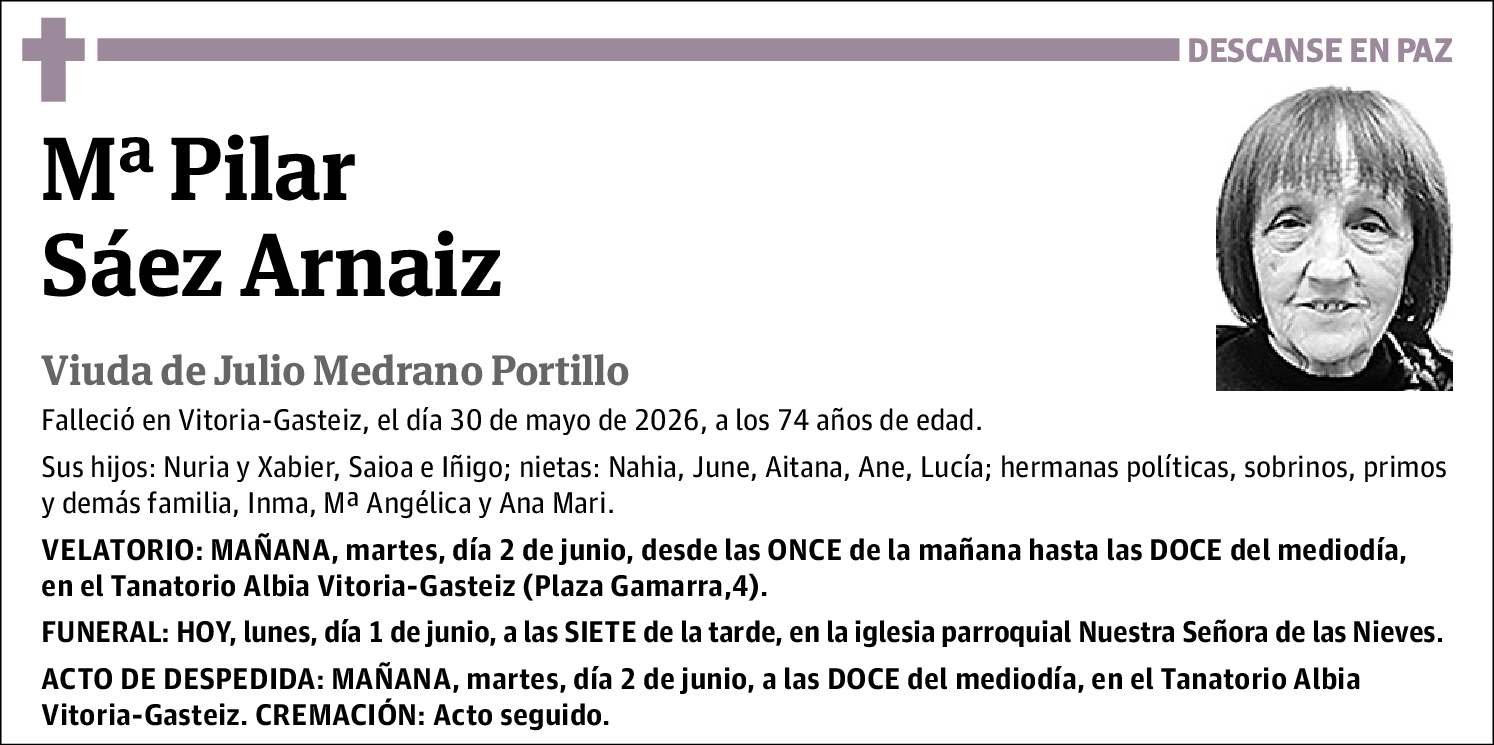 Mª Pilar Sáez Arnaiz