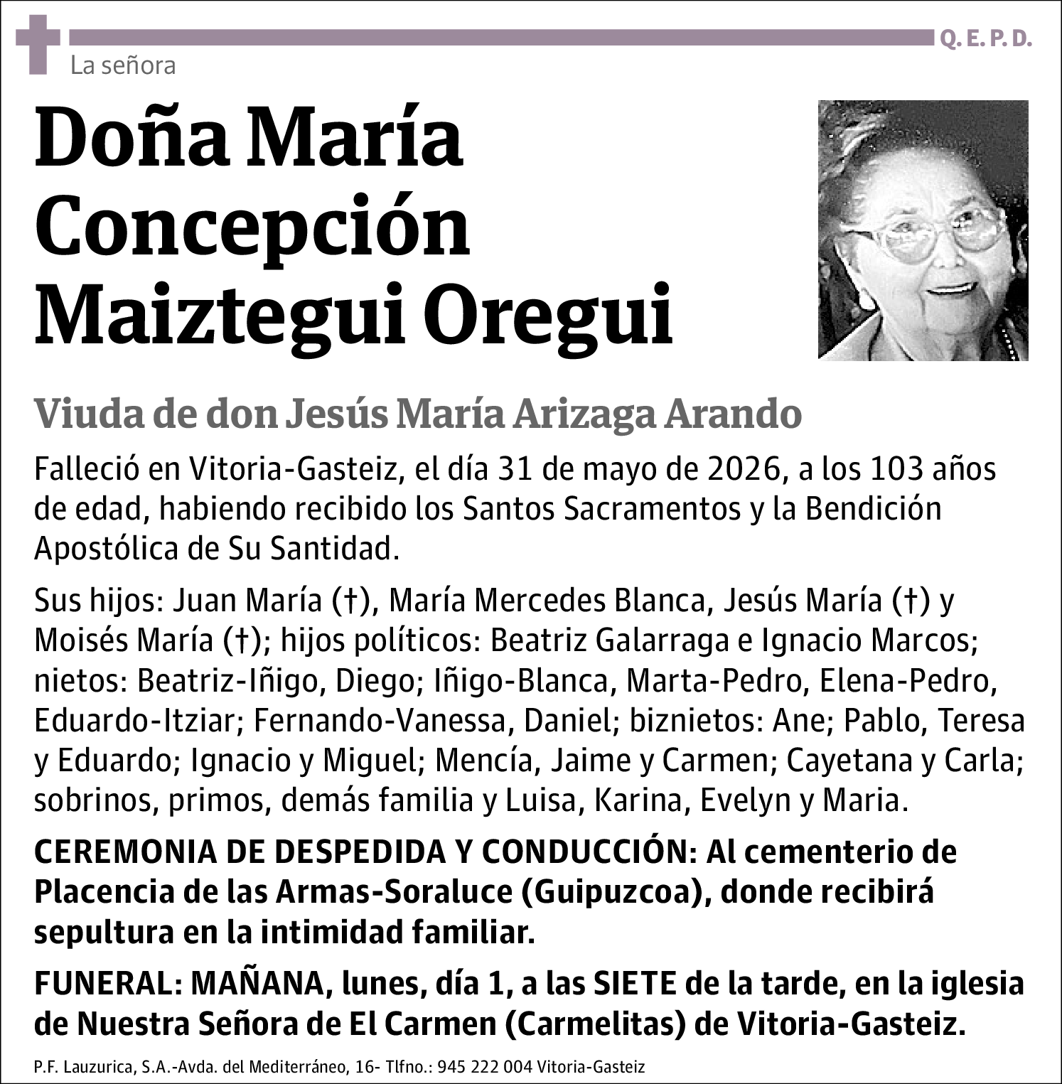María Concepción Maiztegui Oregui