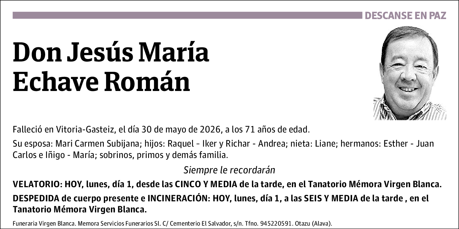 Jesús María Echave Román