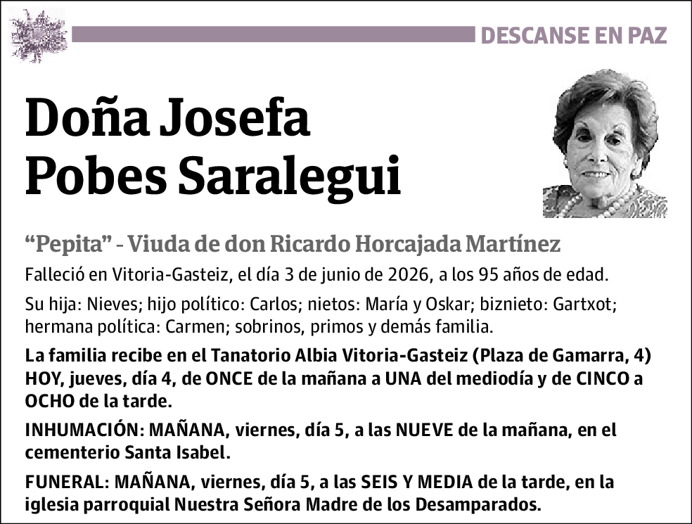 Josefa Pobes Saralegui
