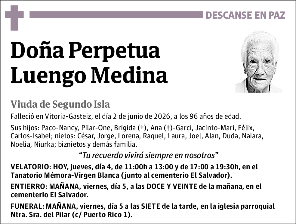 Perpetua Luengo Medina