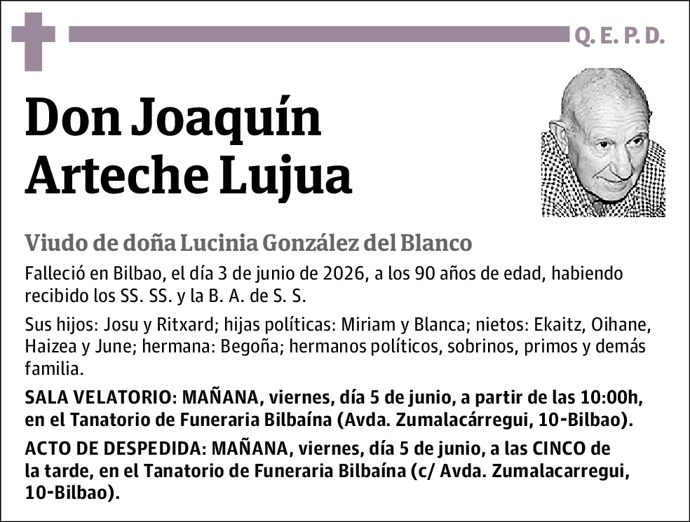 Joaquín Arteche Lujua
