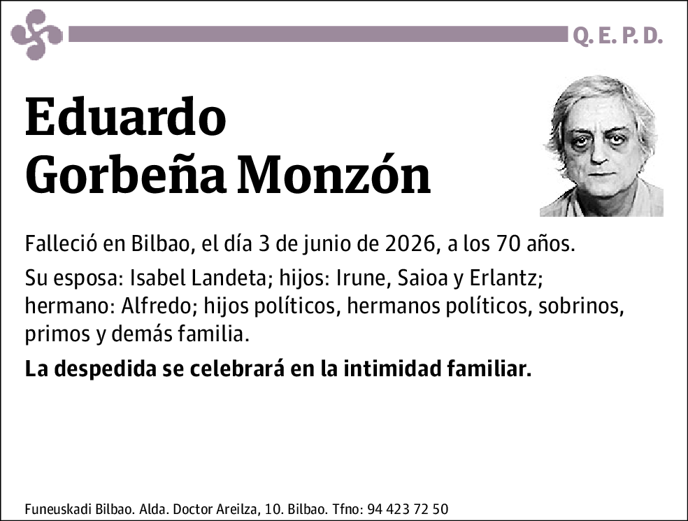 Eduardo Gorbeña Monzón