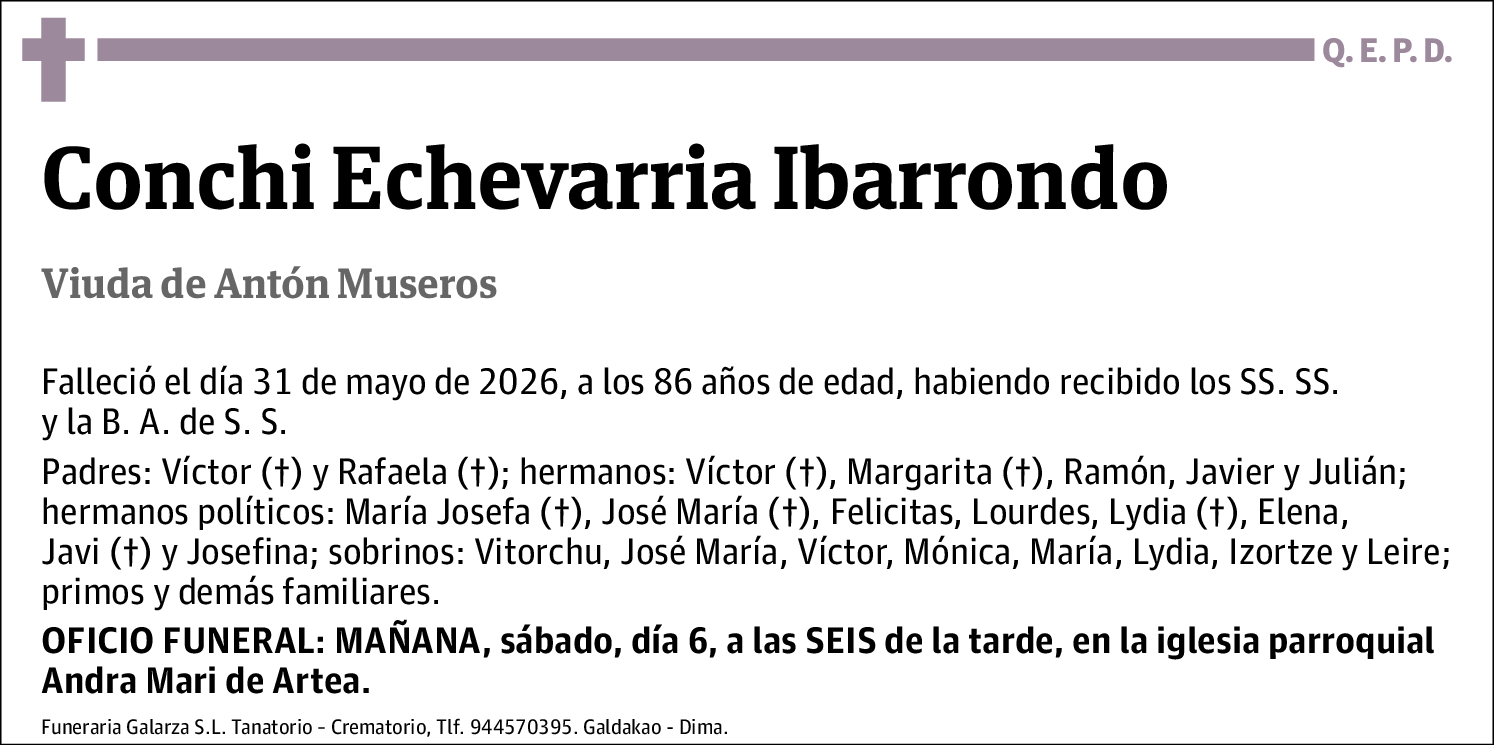 Conchi Echevarria Ibarrondo