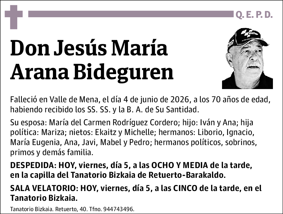 Jesús María Arana Bideguren