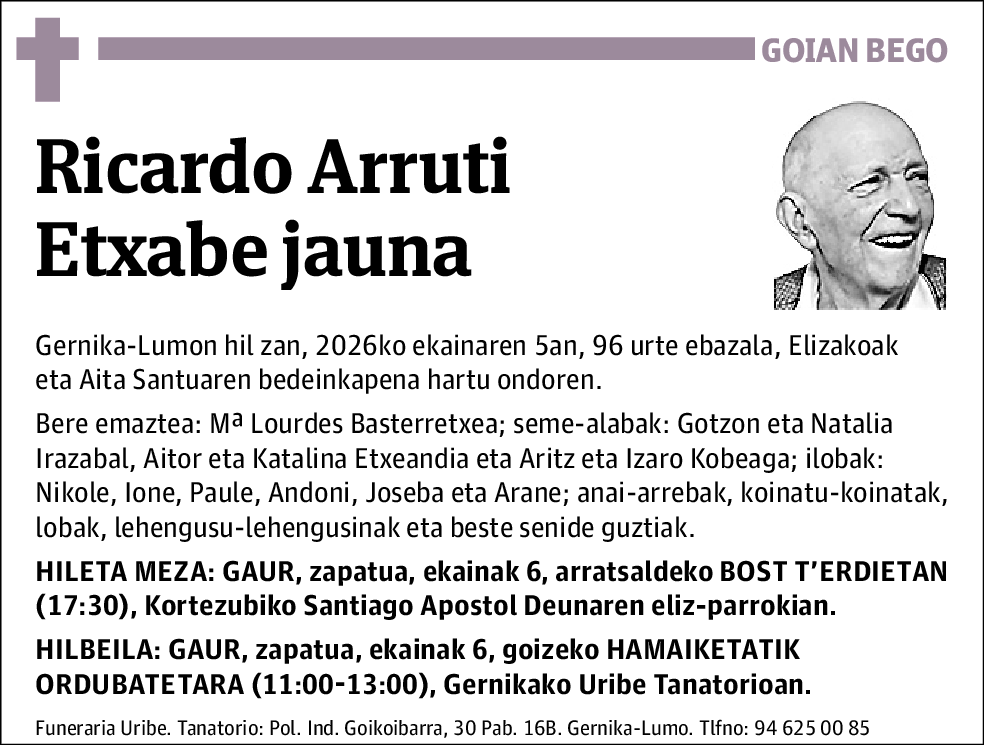 Ricardo Arruti Etxabe