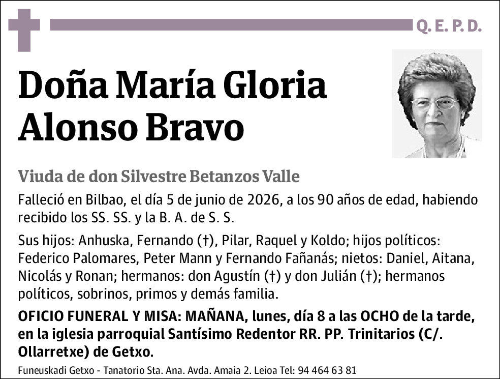 Maria Gloria Alonso Bravo
