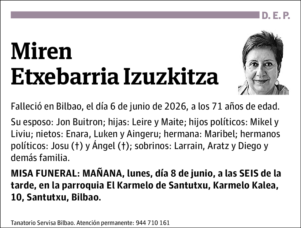 Miren Etxebarria Izuzkitza