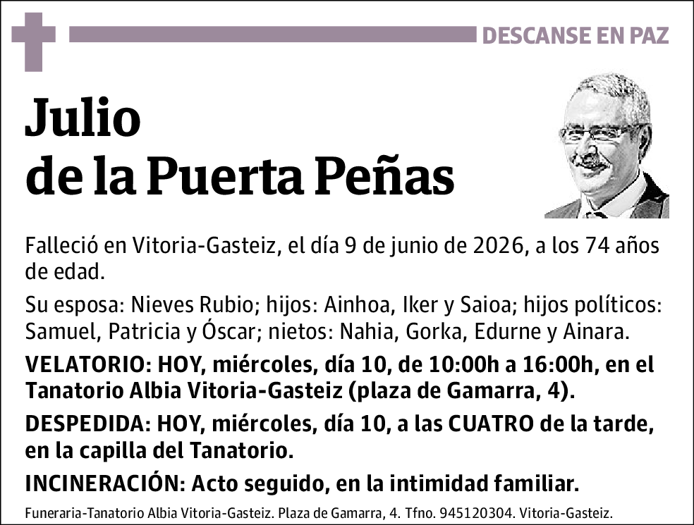 Julio de la Puerta Peñas