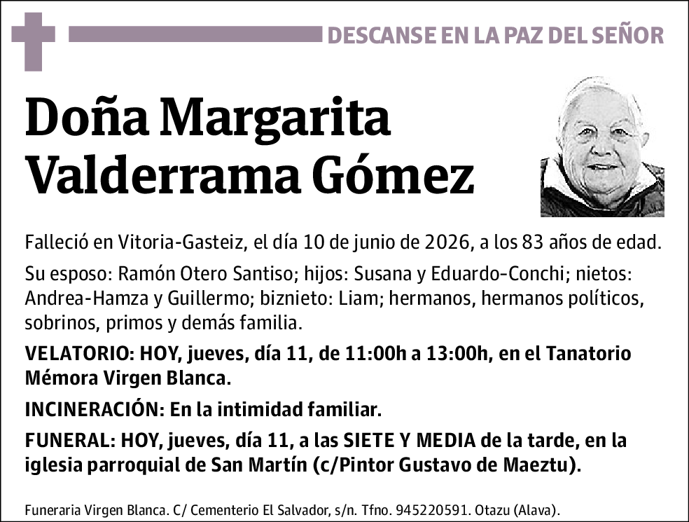 Margarita Valderrama Gómez