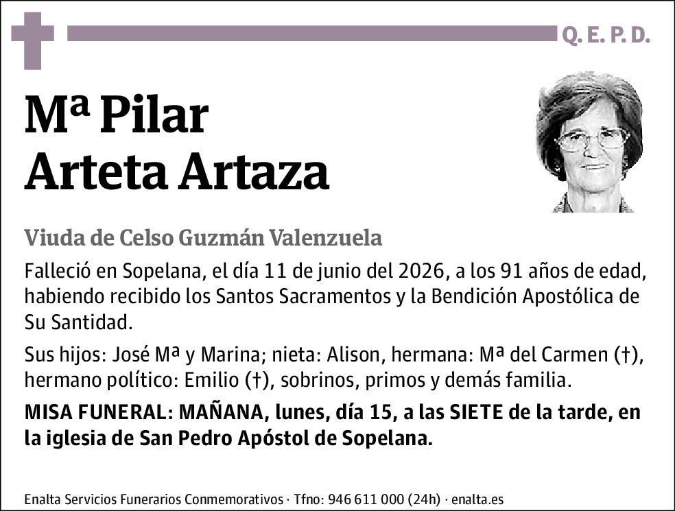 Mª Pilar Arteta Artaza