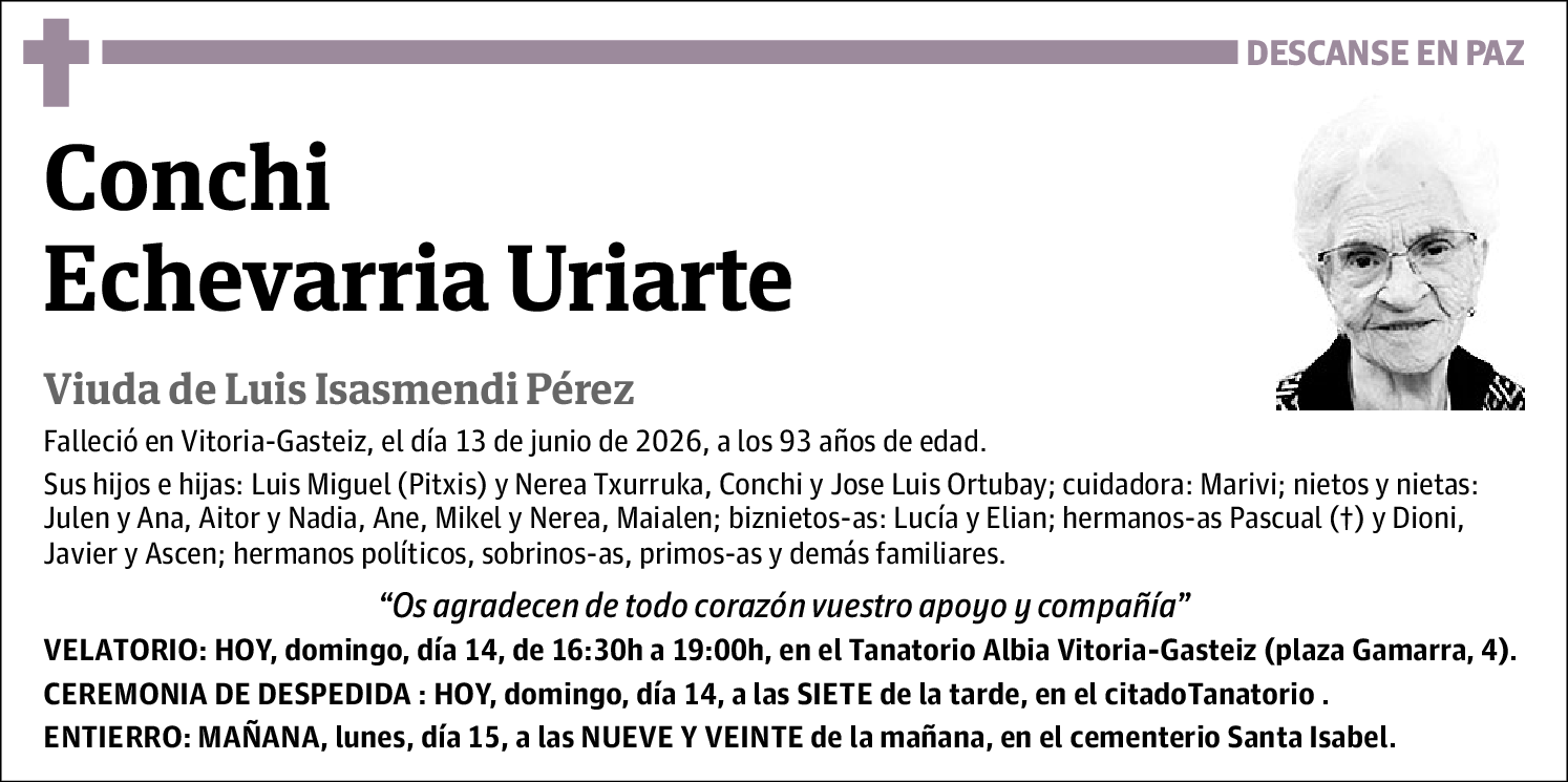 Conchi Echevarria Uriarte