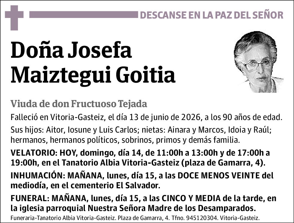 Josefa Maiztegui Goitia