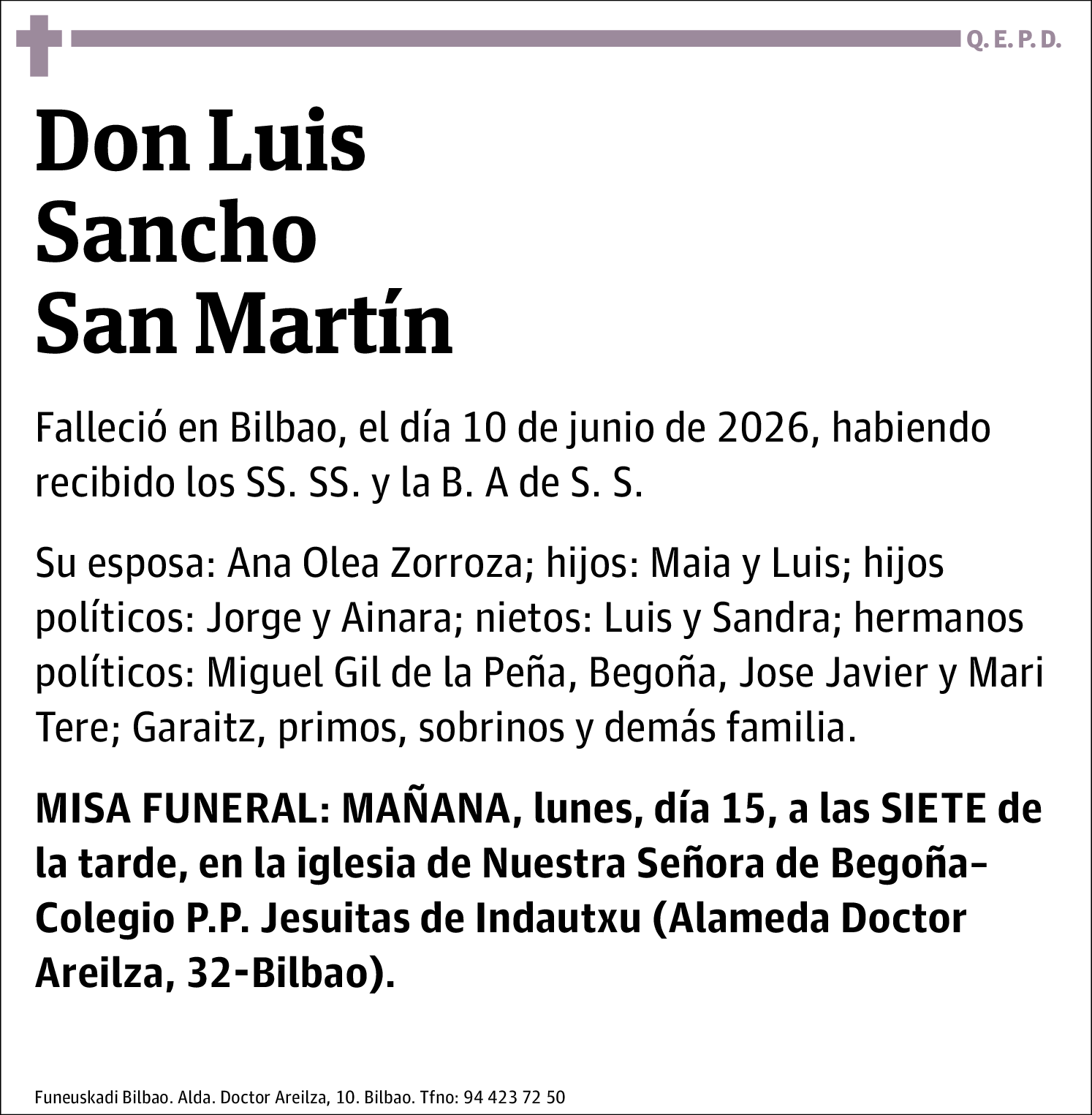 Luis Sancho San Martín