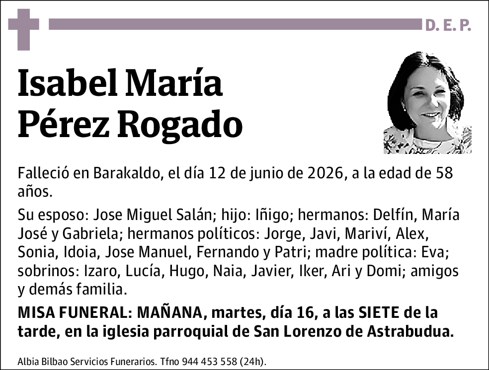Isabel María Pérez Rogado