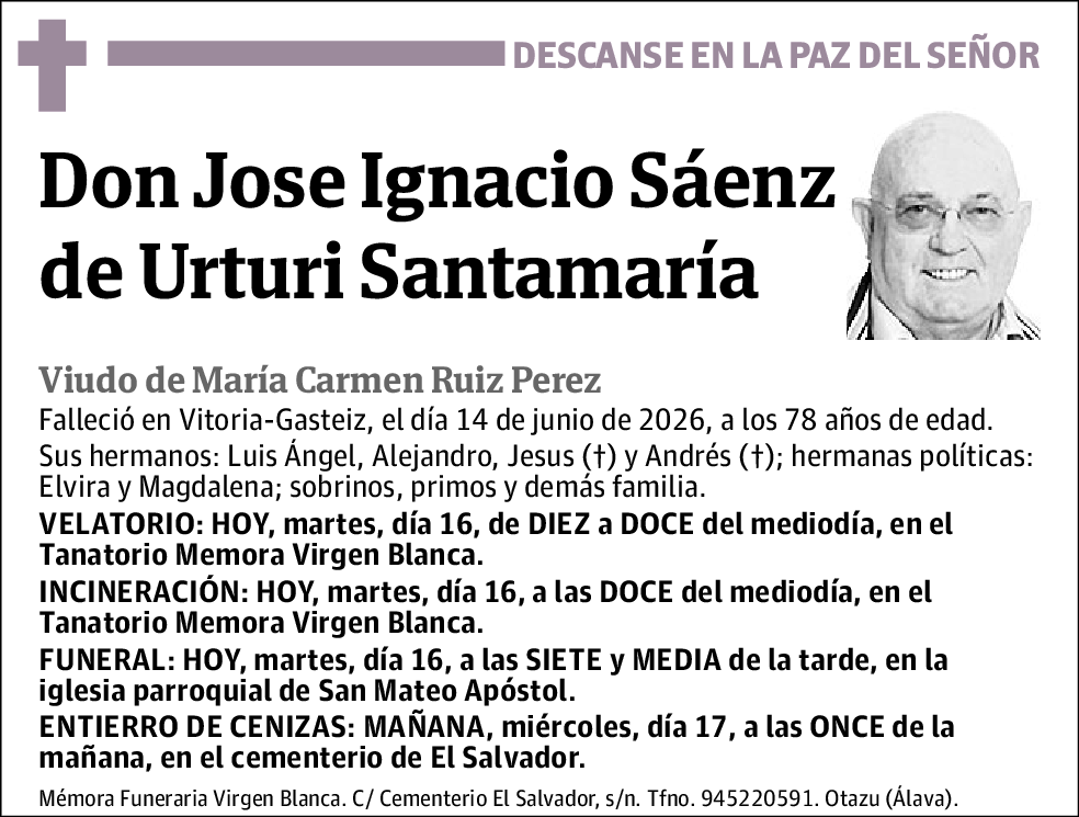 Jose Ignacio Sáenz de Urtubi de Santamaría