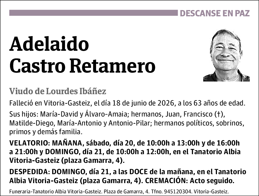 Adelaido Castro Retamero