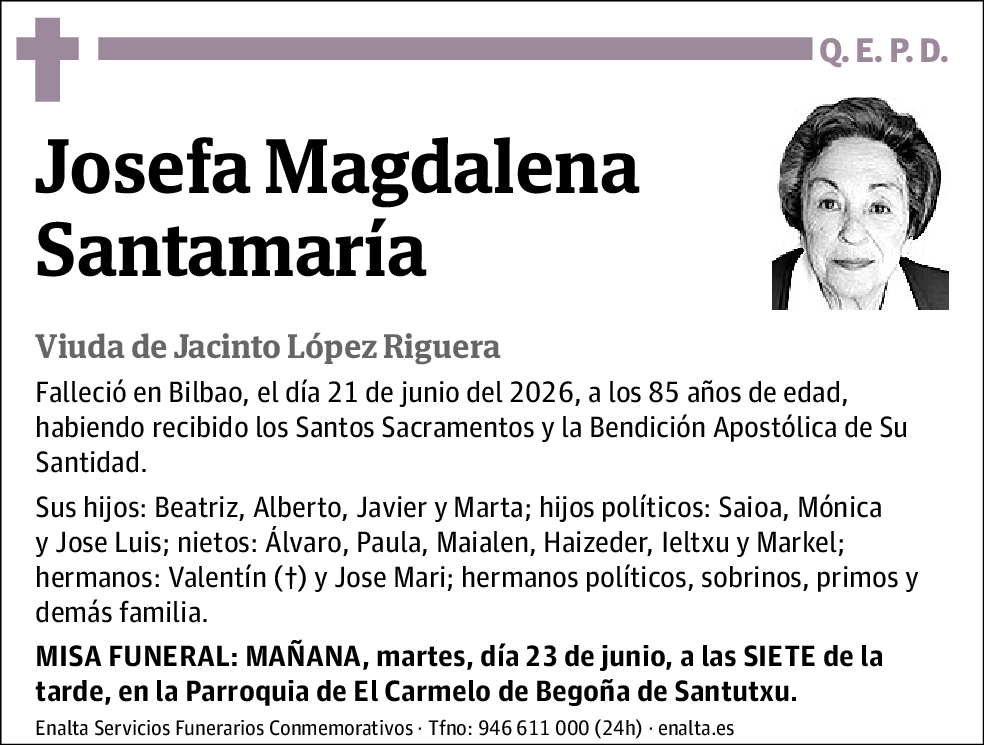Josefa Magdalena Santamaría