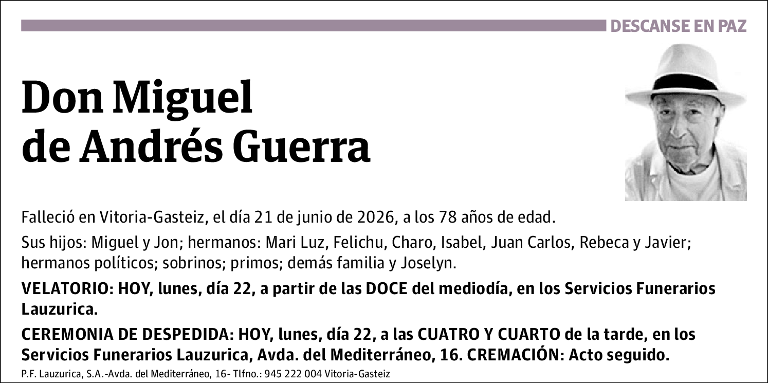 Miguel de Andrés Guerra