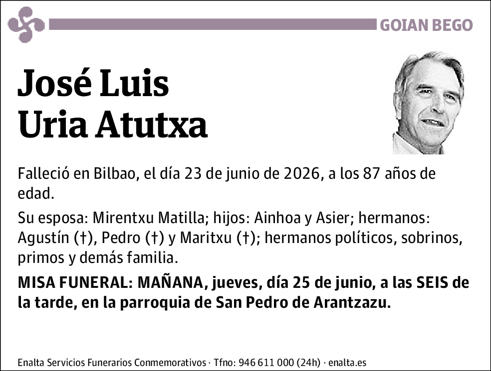 José Luis Uria Atutxa