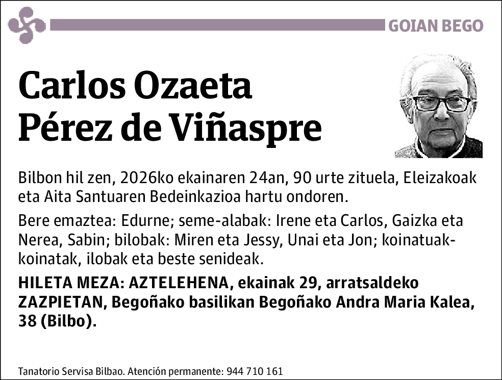 Carlos Ozaeta Pérez de Viñaspre