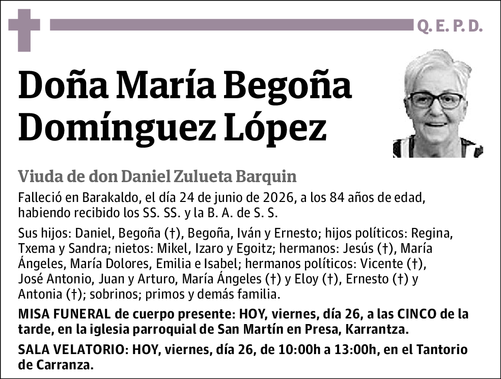 María Begoña Domiínguez López