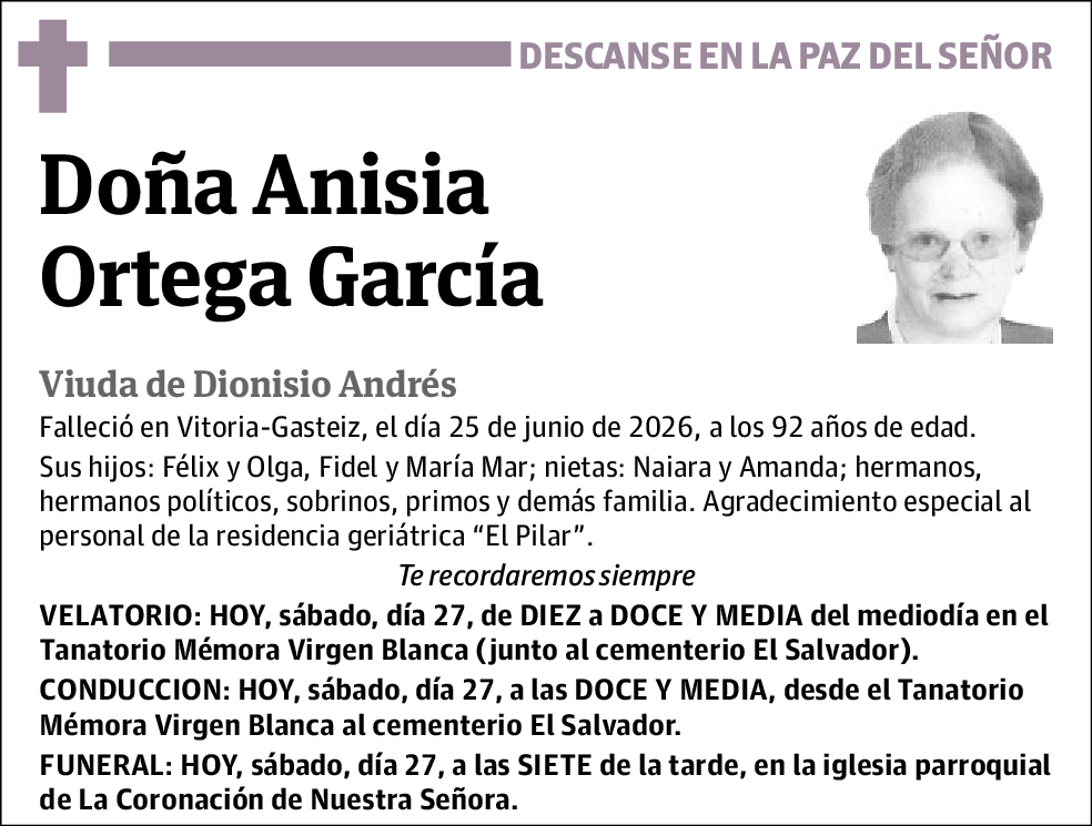 Anisia Ortega García