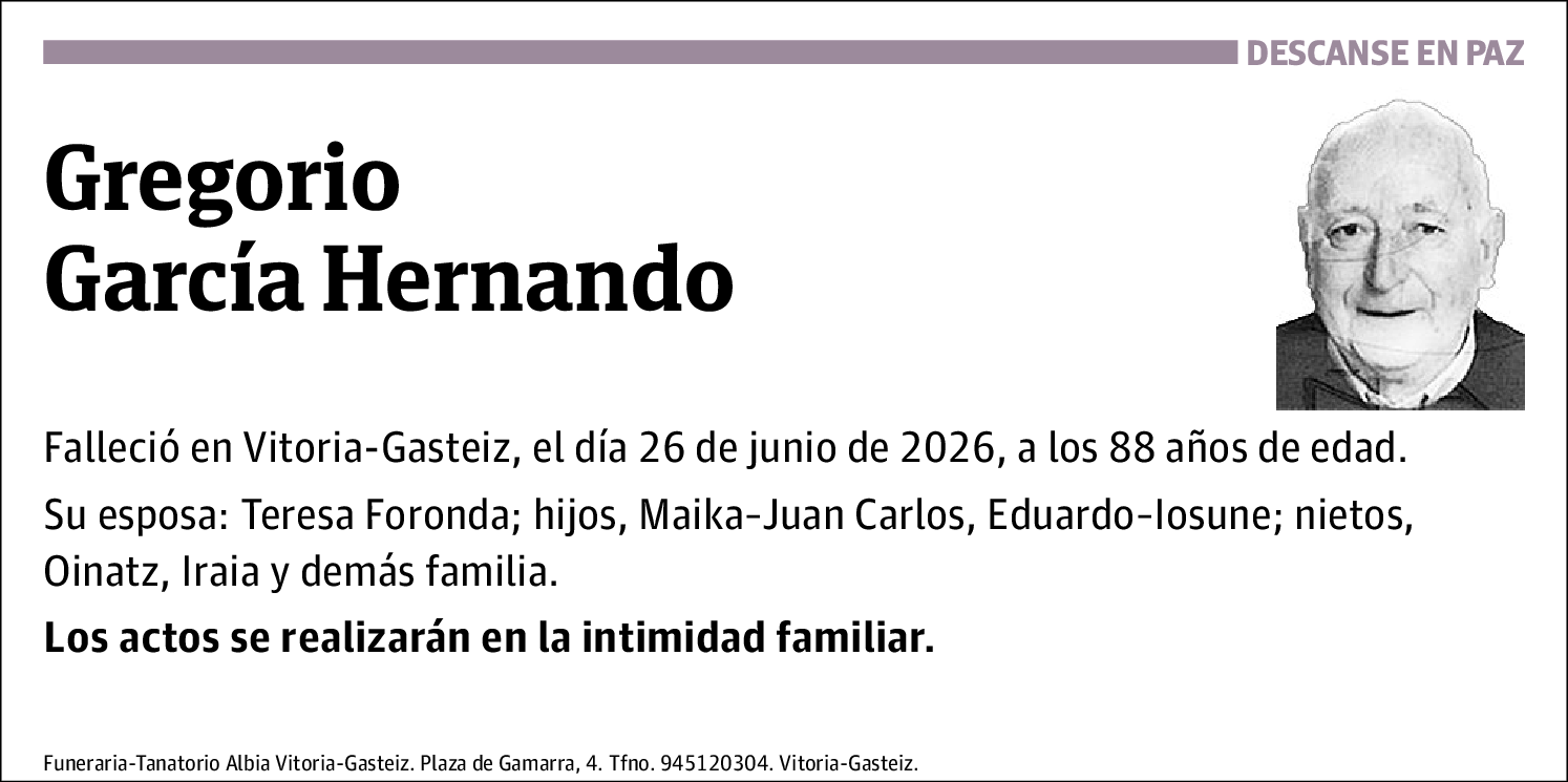 Gregorio García Hernando
