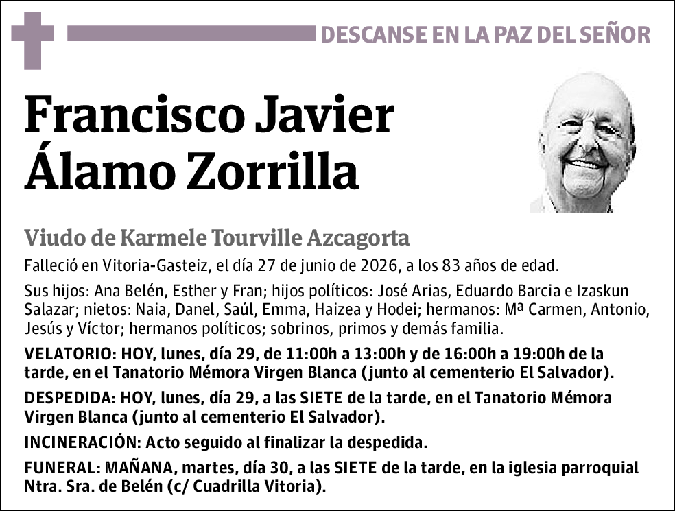 Francisco Javier Álamo Zorrilla