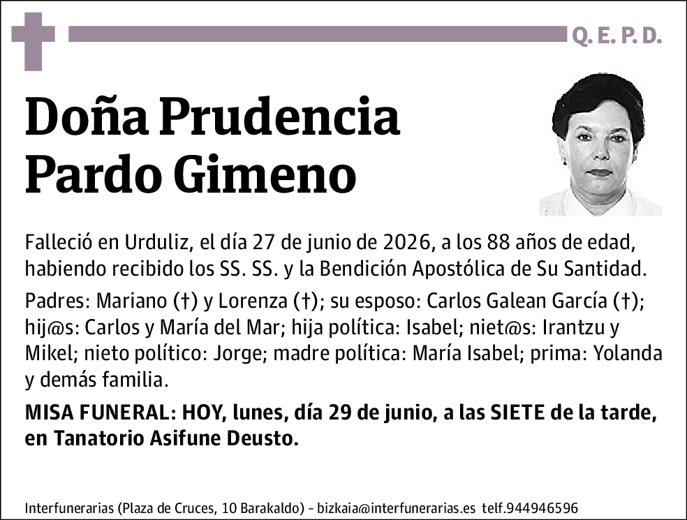 Prudencia Pardo Gimeno